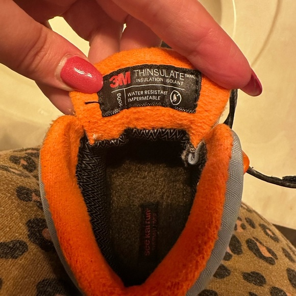 See Kai Run Blue and Orange all weather Boots - Picture 6 of 6